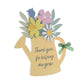 The Cottage Garden Watering Can Plaque "Thank You"