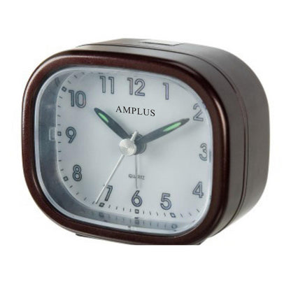 Amplus Travel White Dial Luminous Hands Alarm Clock PT182 Available Multiple Colour