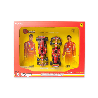 F1 FERRARI SF-24 2024 TWO PACK LECLERC AND SAINZ 1:43