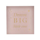 Bambino Keepsake Box "Dream Big" Pink