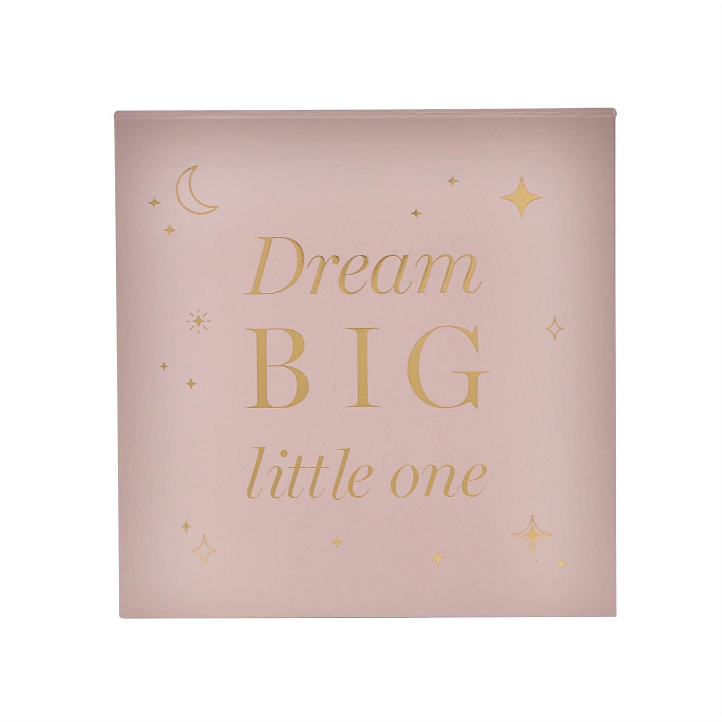 Bambino Keepsake Box "Dream Big" Pink