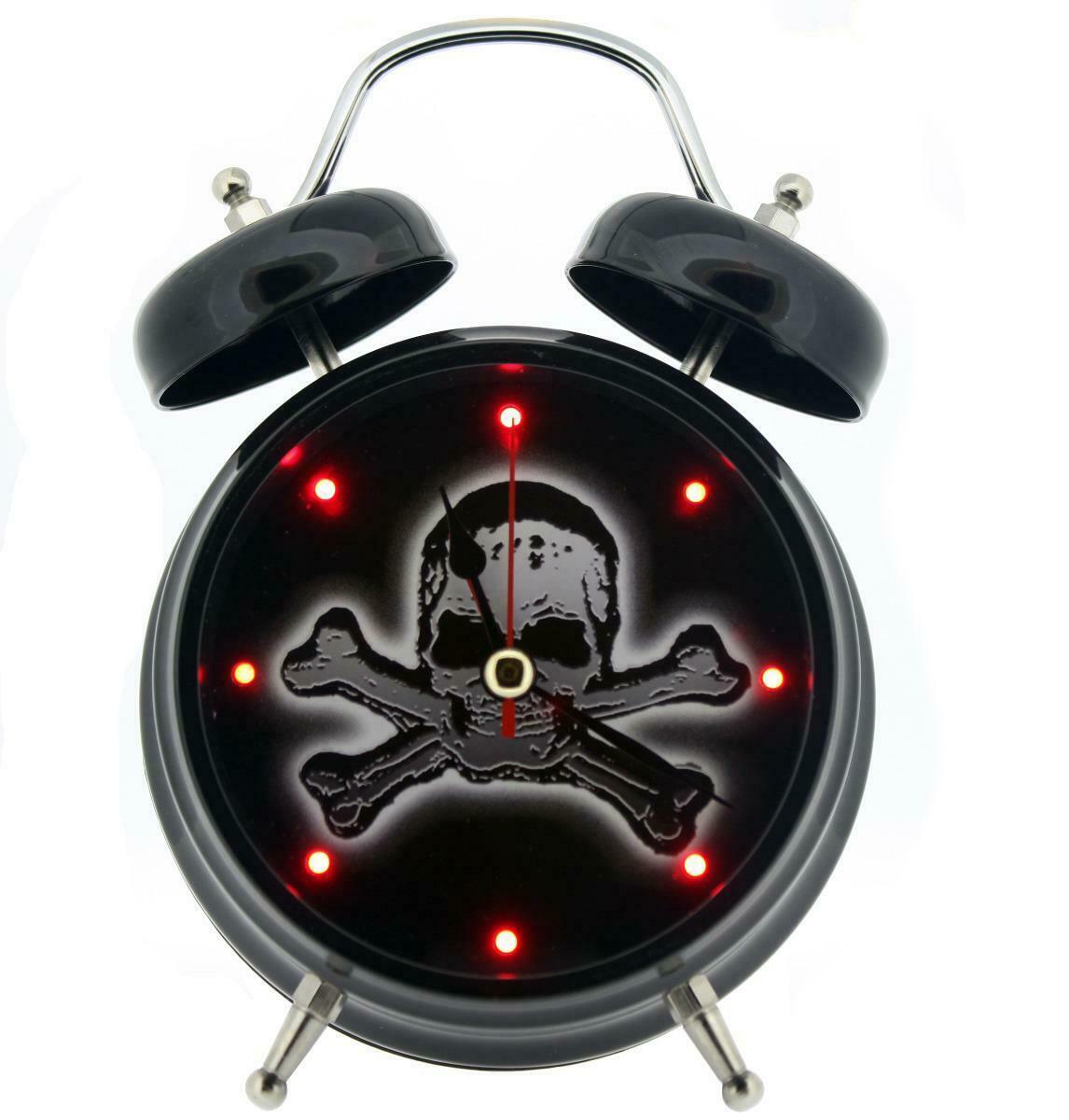 GTP Unisex Sounding Voice Double Bell Quartz Alarm Clock Available Multiple Design