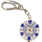 Imperial Key Chain Clock White & Blue £10 London Casinos IMP748B - CLEARANCE NEEDS RE-BATTERY