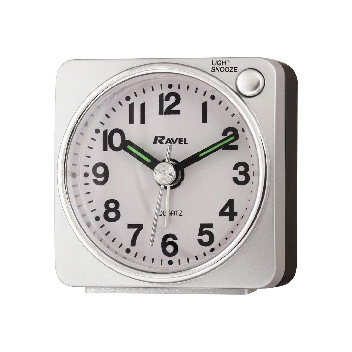 Ravel Quartz Mini Alarm Clock White RC051.4