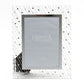 Hestia Mirror Glass Raindrop Design Frame 5" x 7"