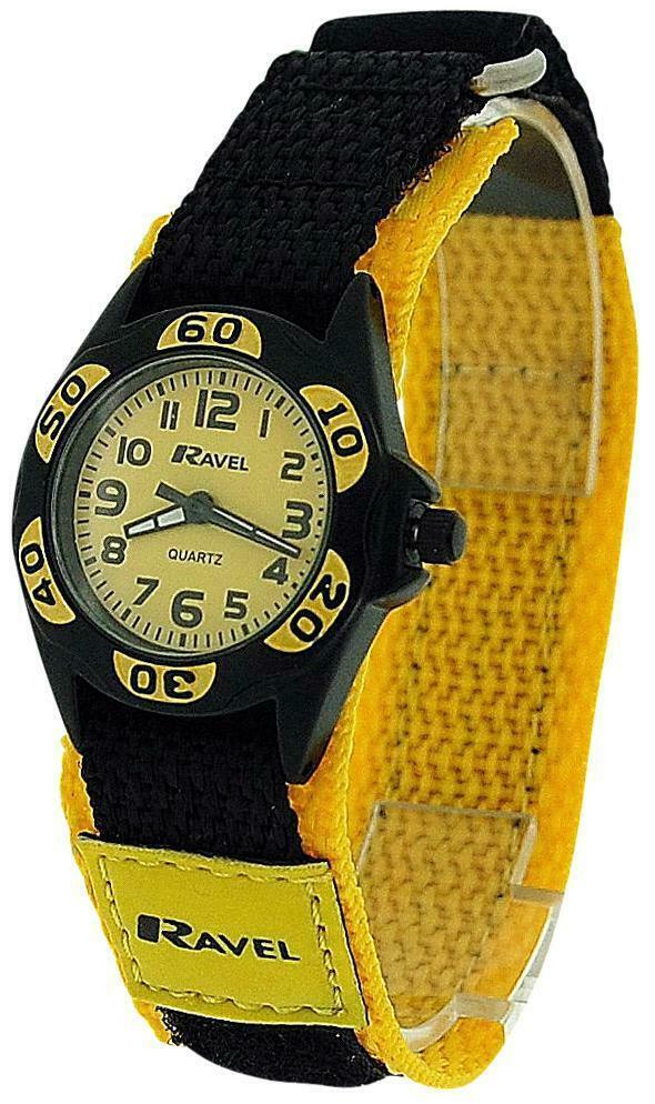 Ravel Children Velcro Nylon Watch Available Multiple Colour & Design R1507