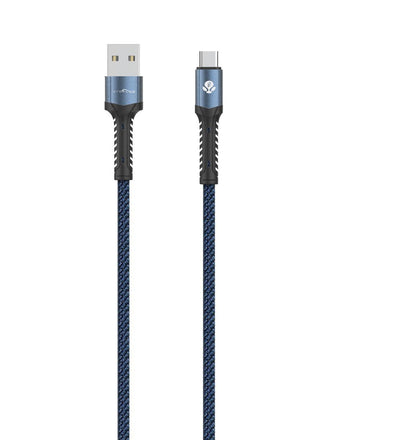 SuperStrand Braided USB to Type C Charging & Data Cable 1m WYEFLOW 10w