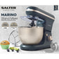 Salter 1200W Marino Stand Mixer, 6 Speed Settings, Stainless Steel Bowl