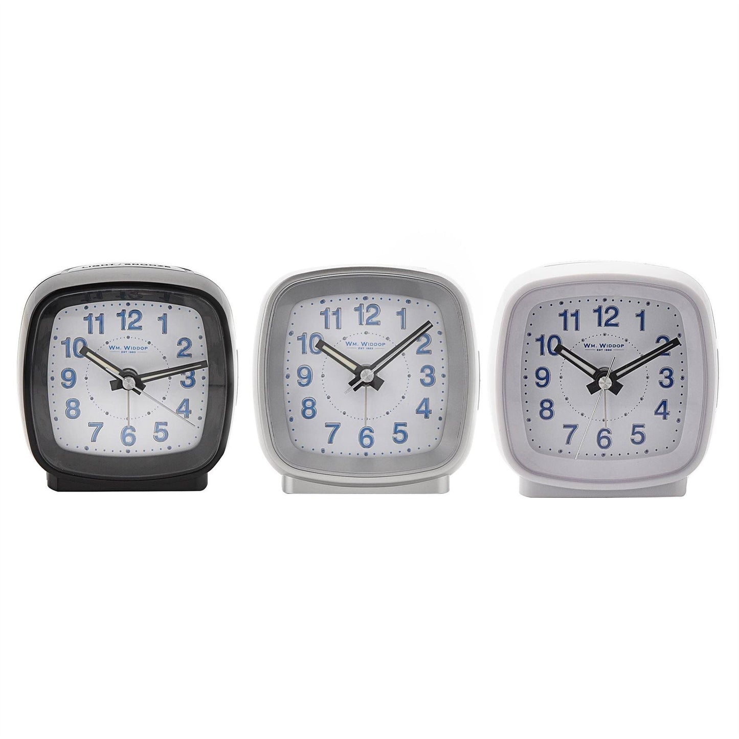 WM Widdop® Cushion Alarm Clock Available Multiple Colour 5205
