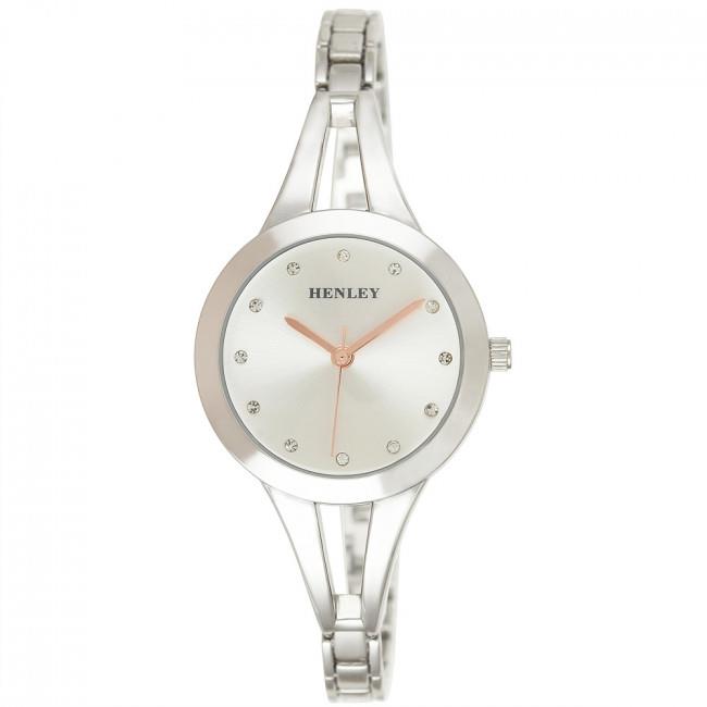 Henley Ladies Classic Half Bangle Watch H07307- Multiple Colour