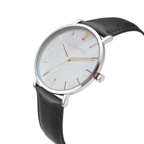 Angelique Ladies Fashion Dial Leather Strap Watch Available Multiple Design