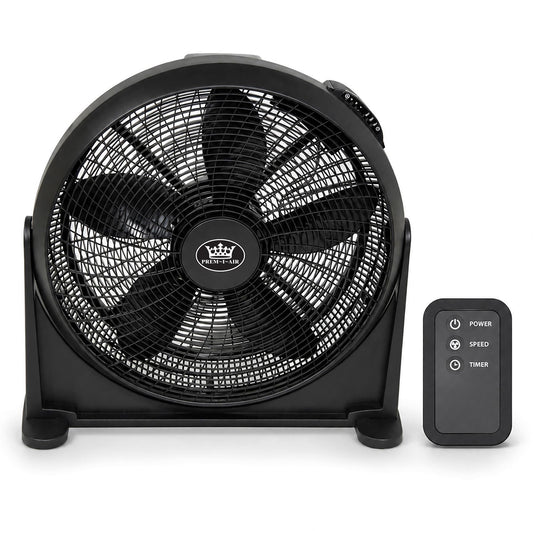 Prem-I-Air 70W 3 Speed 20 Inch Floor Fan With Remote