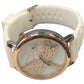 Ladies Fashion Butterfly Bling Dial with Rubber Strap Watch - CLEARANCE NEEDS RE-BATTERY Available Multiple Color