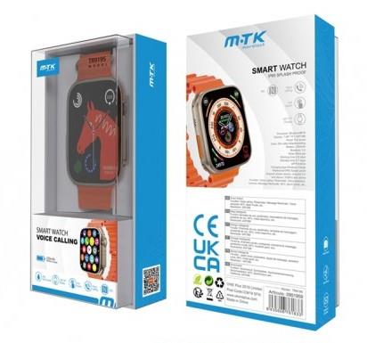 M.TK Blue tooth voice calling, Touch Screen with IP65 Splash waterproof Smart Watch Available Multiple Color
