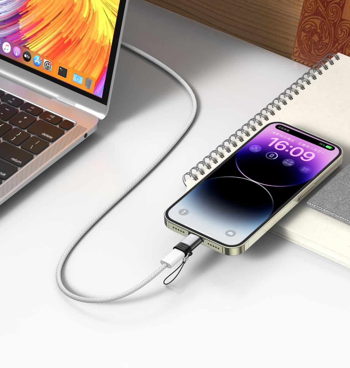 WYEFLOW 8-Pin to USB-C Mini Adaptor