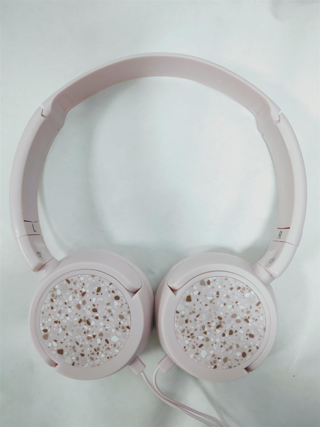 Maxim Printed Headphones Pink