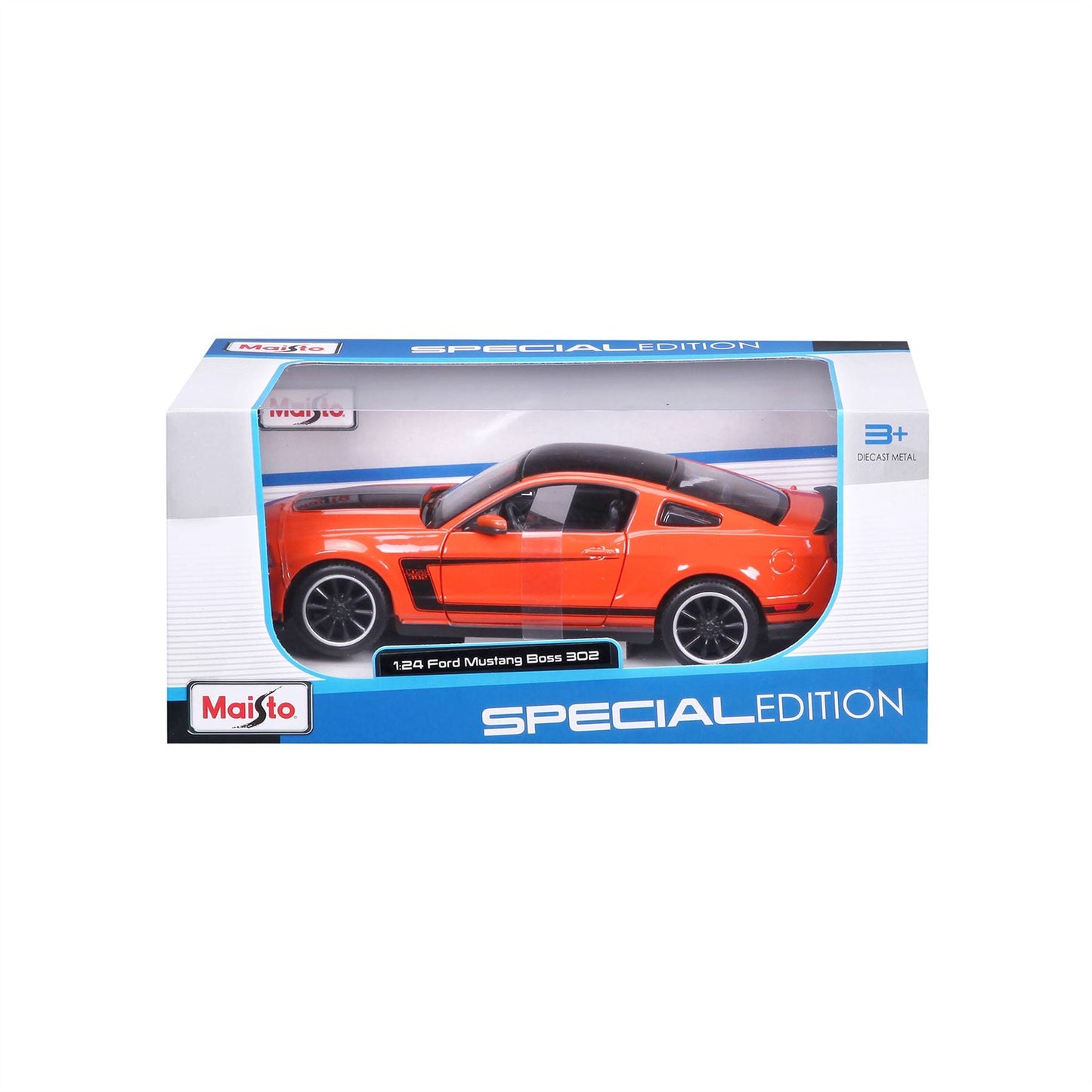 1:24 Ford Mustang Boss 302 Orange  - Diecast Model car Collectables