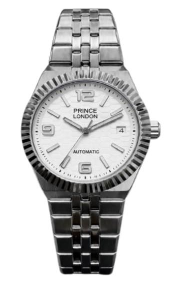 NYL Mens Automatic Metal Hollow Mechanical Dated Dial Analogue Metal Bracelet Watch NY London  Available Multi Colour
