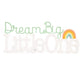 Petit Cheri 3D Word Plaque "Dream Big Little One"