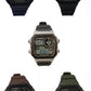 Clasico Mens Digital Water Resistant Rubber Strap Watch Available Multiple colour