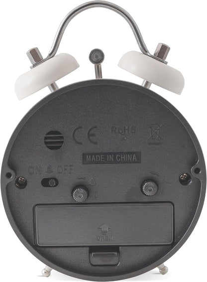 Acctim Shefford 12cm Double Bell Alarm Clock 1638 Available Multi Colour