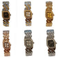 Clasico Ladies Water Resistant Bling Dial Metal Strap Bracelet Watch Available Multiple colour