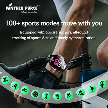 Pantherforce 1.52" 3D Spherical Screen SmartWatch
