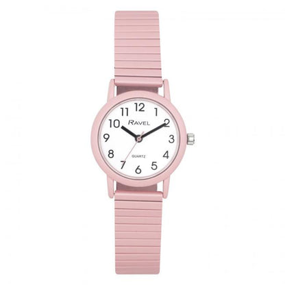 Ravel Unisex Mid Size Pastel Coloured Expander Bracelet Watch Available Multiple Colour