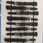 Leather Black Watch Straps Pk10 Available sizes 10mm To 24mm 1005.05