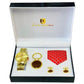 Luis Cardini Mens Watch, Tie, Cufflinks & Keychain Gift Sets 27144 Watch Model & Colour's May Varied