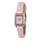 Henley Ladies Petite Rectangular Dial Leather Strap Watch H06181 Available Multiple Colour