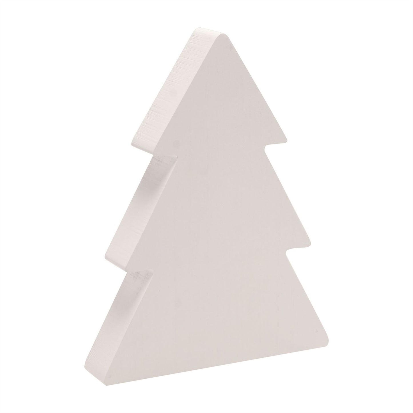 Now Or Never Studios Made to Order Christmas Tree Plaque with White Painted Front