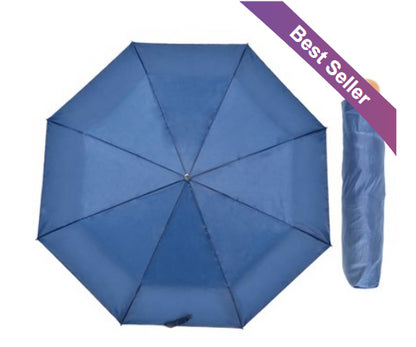 Drizzles Deluxe Plain Supermini Umbrella Black UU0013  Available Multiple Colors