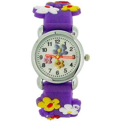 Relda Children's Boys / Girls Analogue 3D Silicone Strap Watch REL4 Available Multiple Colour