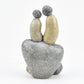 Hestia Pebble Couple Sitting Figurine