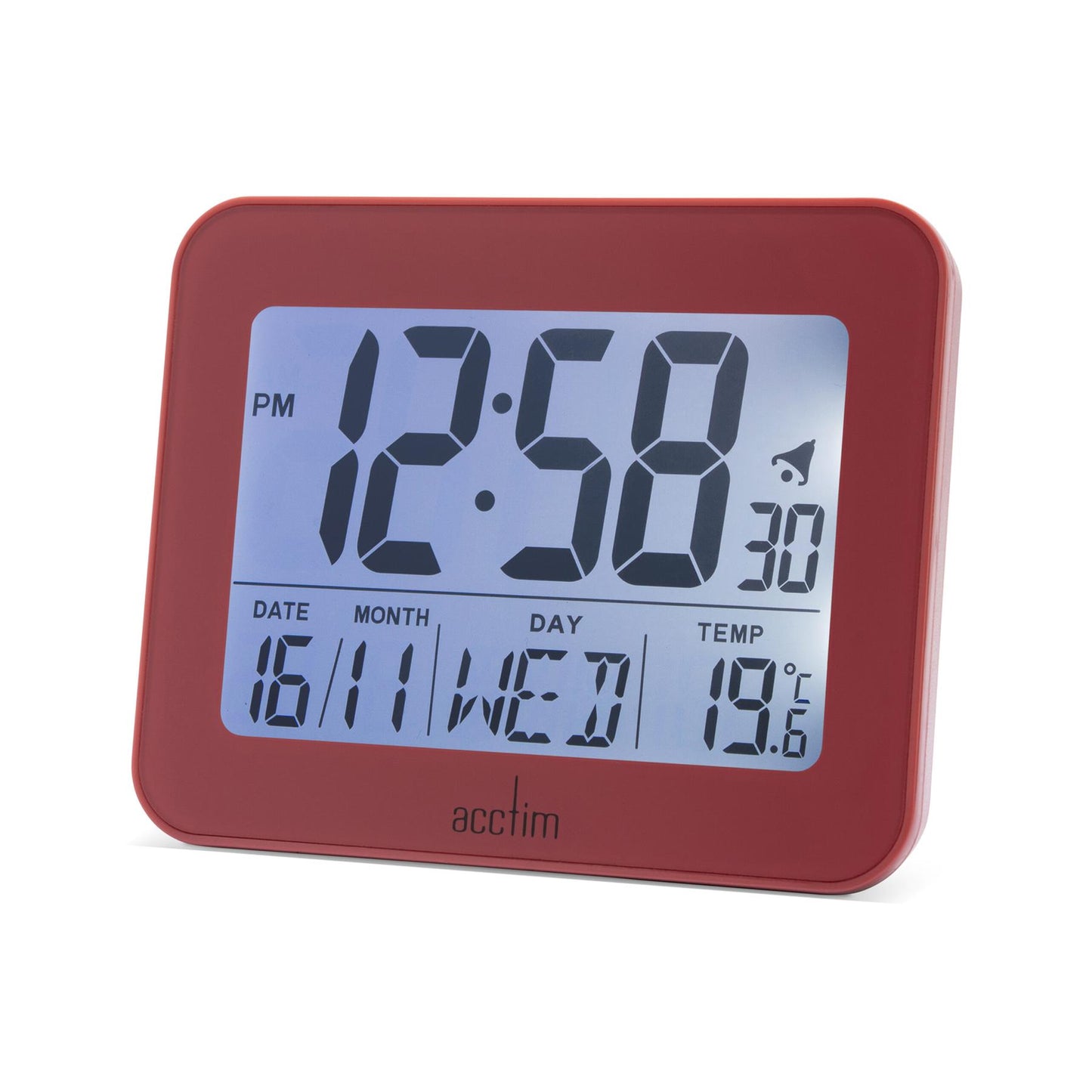 Acctim Otto Superbrite Digital Bedside Alarm Clock Spice 16354