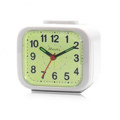 Ravel Quartz luminus Dial Alarm Clock Available Multiple Colour