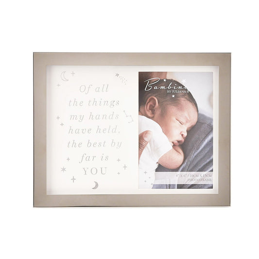 Bambino Metal Plated Of All The Things Photo Frame 4" x 6"