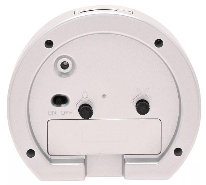 Wm.Widdop Quartz Alarm Clock - Green Leaf Design L/S/C