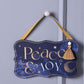 Celestial Peace and Joy Hanging Plaque