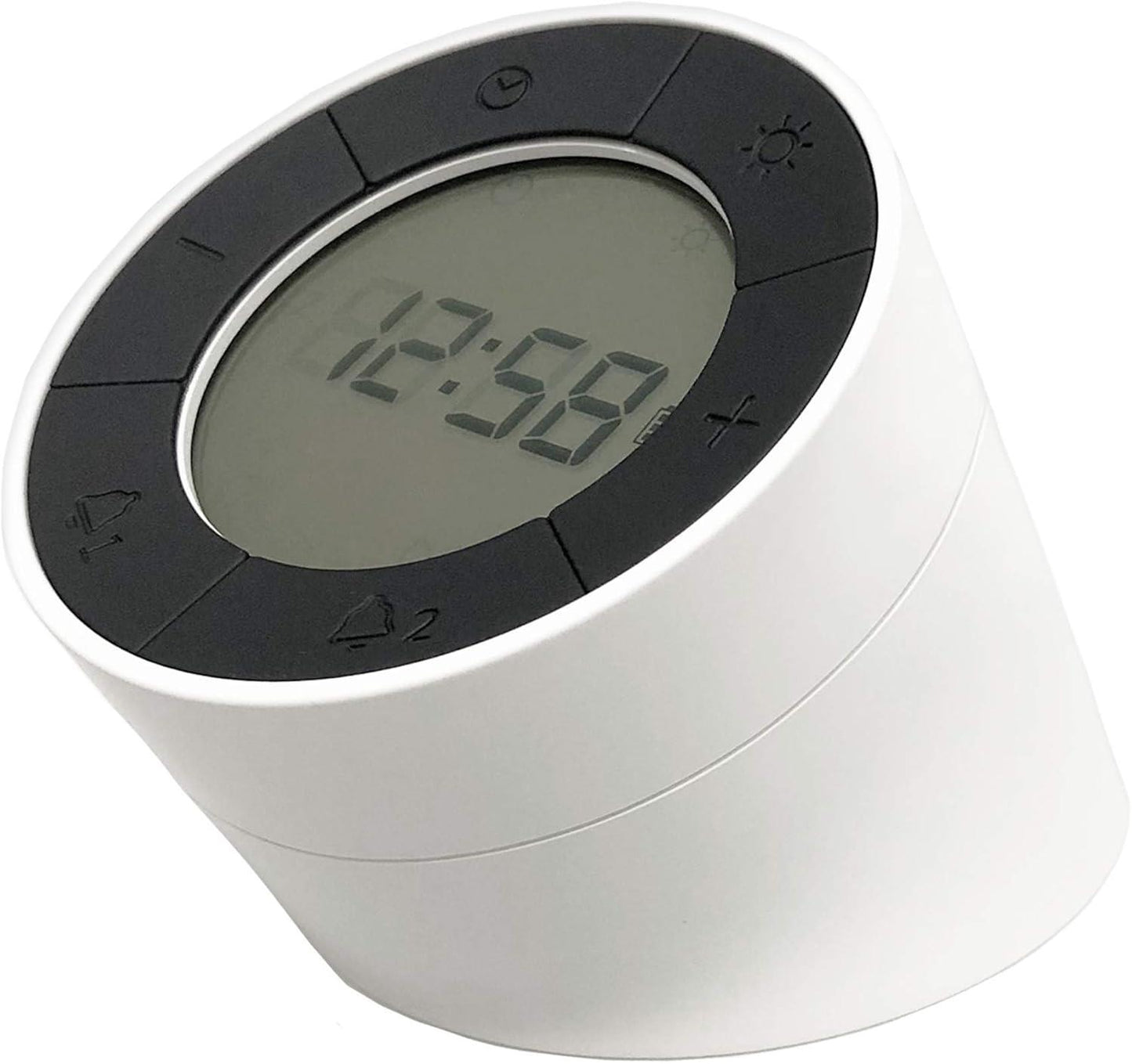 Acctim Jowie Dual Digital Alarm Clock/Nightlight Superbrite with Light Touch Sensor Available Multi Colour