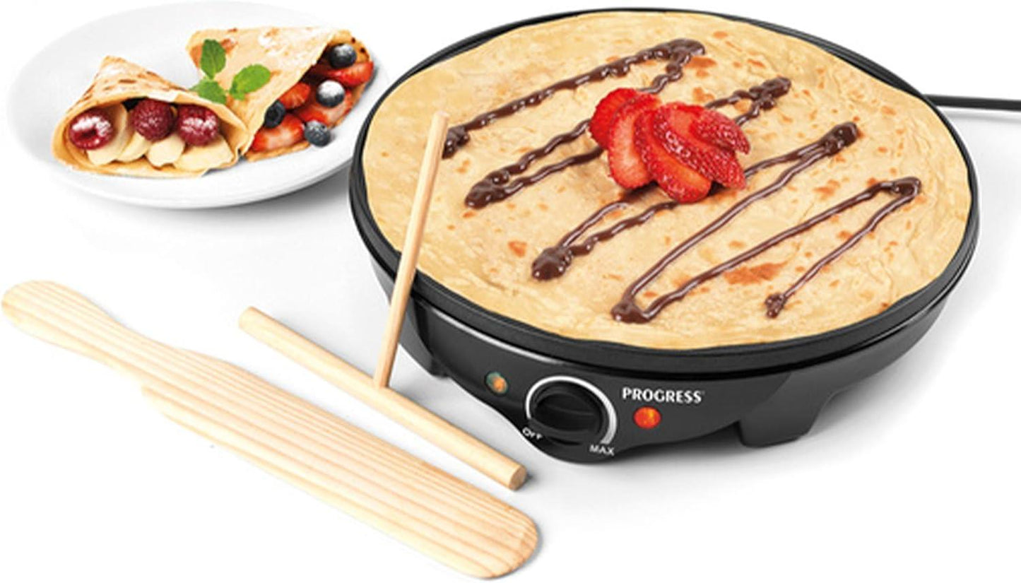 Progress Crepe Maker – Electric Pancake Machine, 30 cm Non-Stick