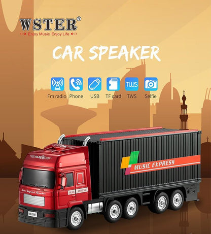 WSTER Wireless Bluetooth Container Truck Speaker with TF/USB/FM  528BT