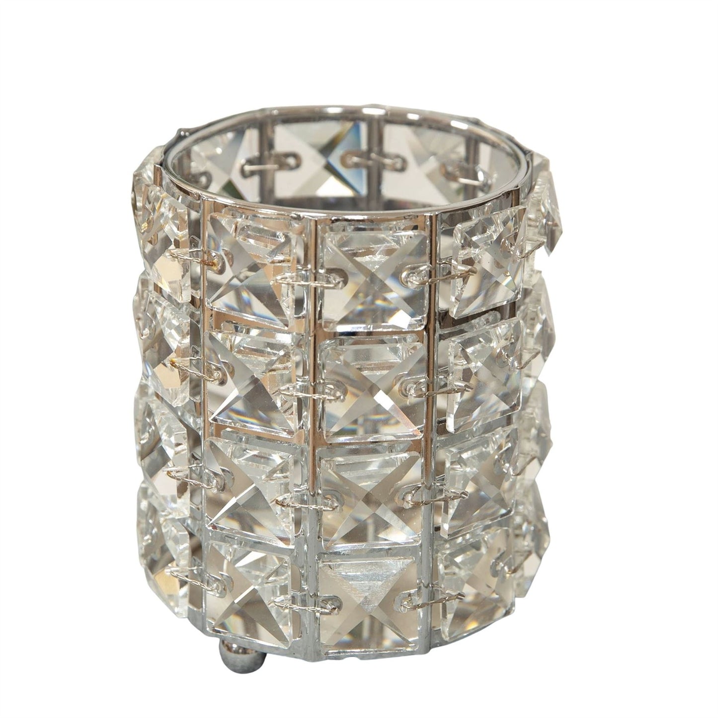 Diamante Candle Holder 12cm