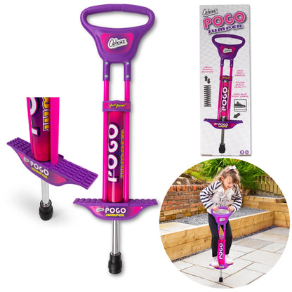 Pogo Stick Purple Pink Outdoor Game for Girls