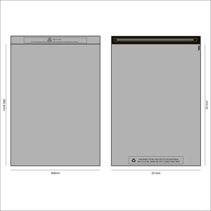 Grey Postal Mail Bag 22x30" (100)