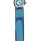 Olivia Children's Girls Analogue Quartz Time Teacher Watch with Blue Velcro Strap TOC147  - CLEARANCE NEEDS RE-BATTERY