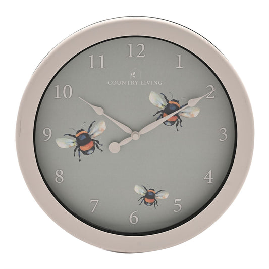 Country Living Outdoor Clock - Bee  26.5 cm