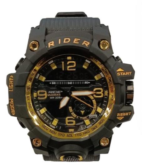 Rider Mens Sports Dual Time Digital Dial Rubber Strap Watch Models May Vary - CLEARANCE NEEDS RE-BATTERY