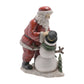 Santa and Snowman Figurine